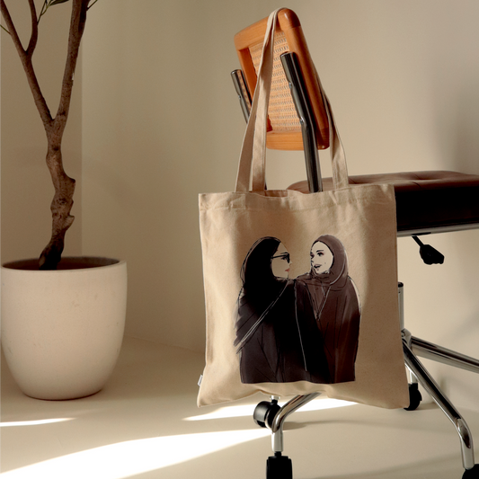 Two Friends Tote Bag