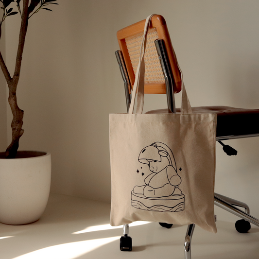 Lamp Bear Tote Bag