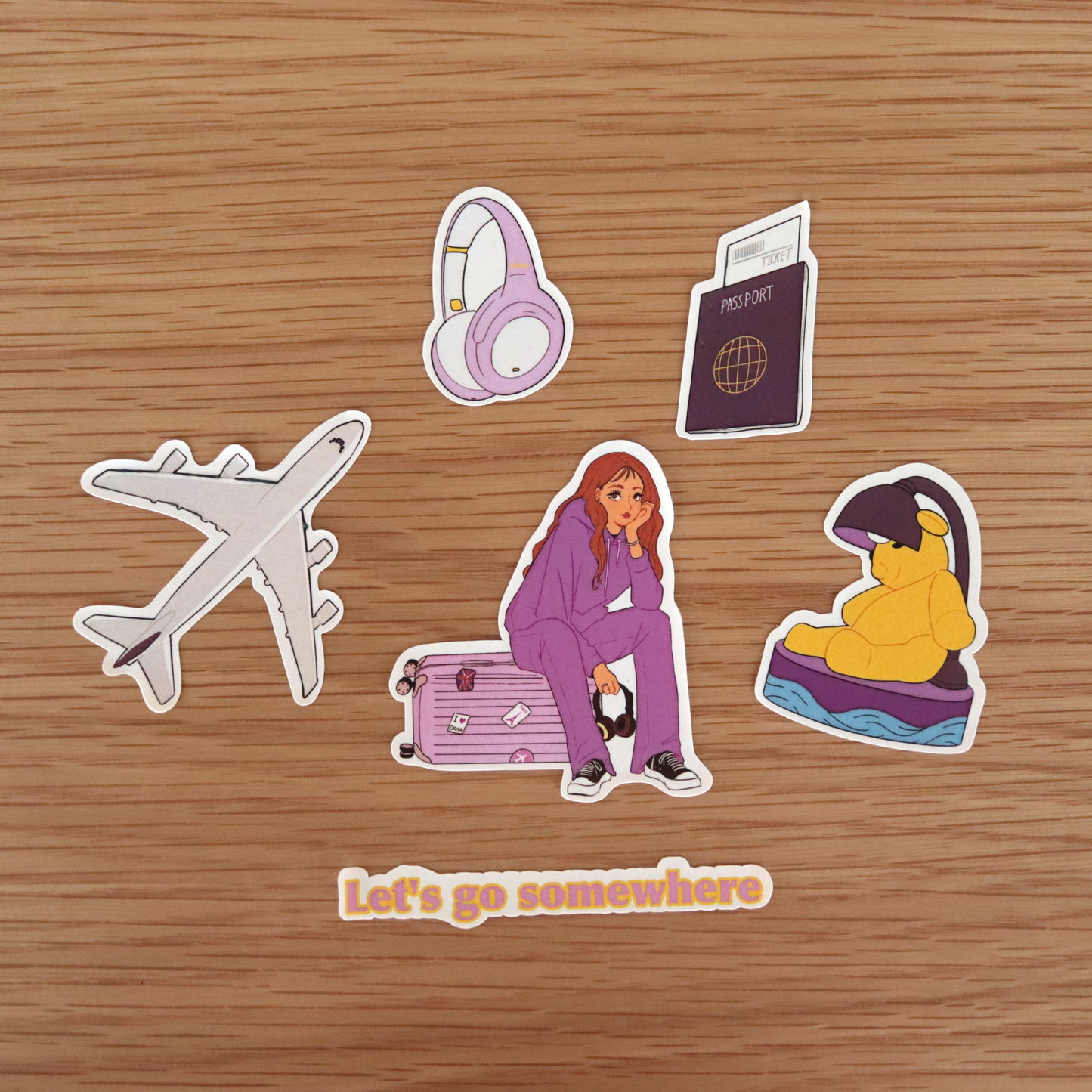 Airport stickers