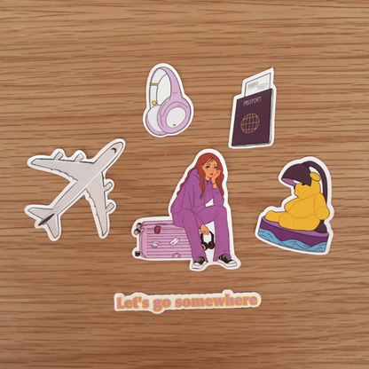 Airport stickers