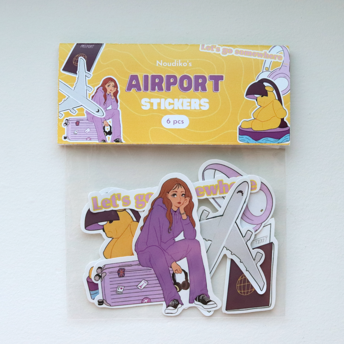 Airport stickers