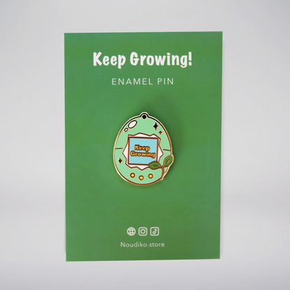 Keep Growing Enamel Pin