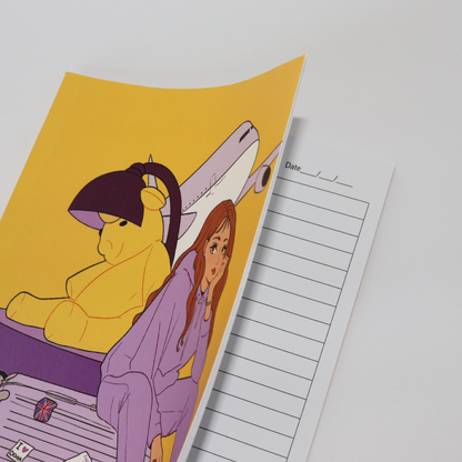 Airport Girl Notebook