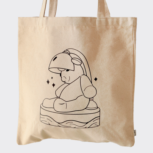 Lamp Bear Tote Bag